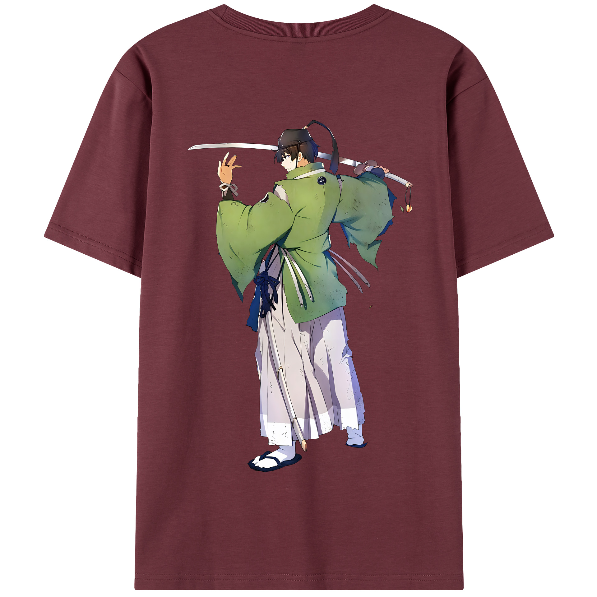 （画像用） 刀剣乱舞 Touken Ranbu 綿100％半袖Tシャツ（背面プリント）